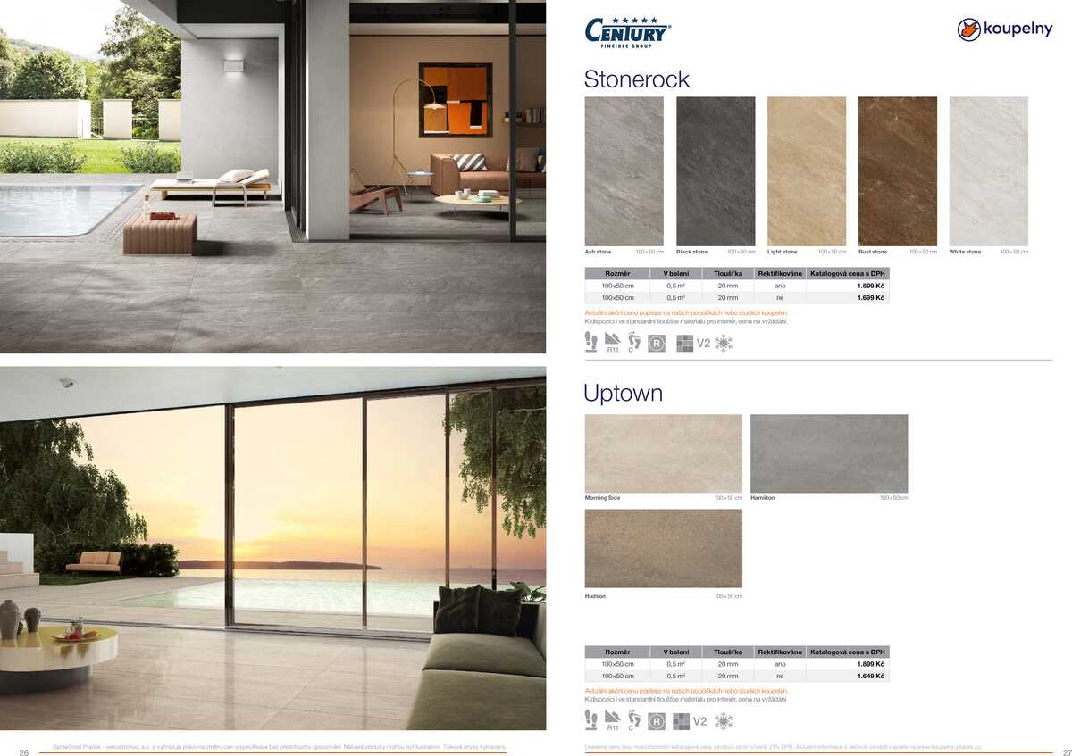 Koupelny Ptáček katalog venkovní dlažby strana 14