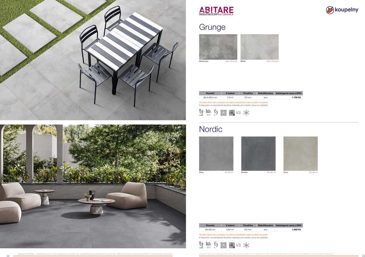 Koupelny Ptáček katalog venkovní dlažby strana 17