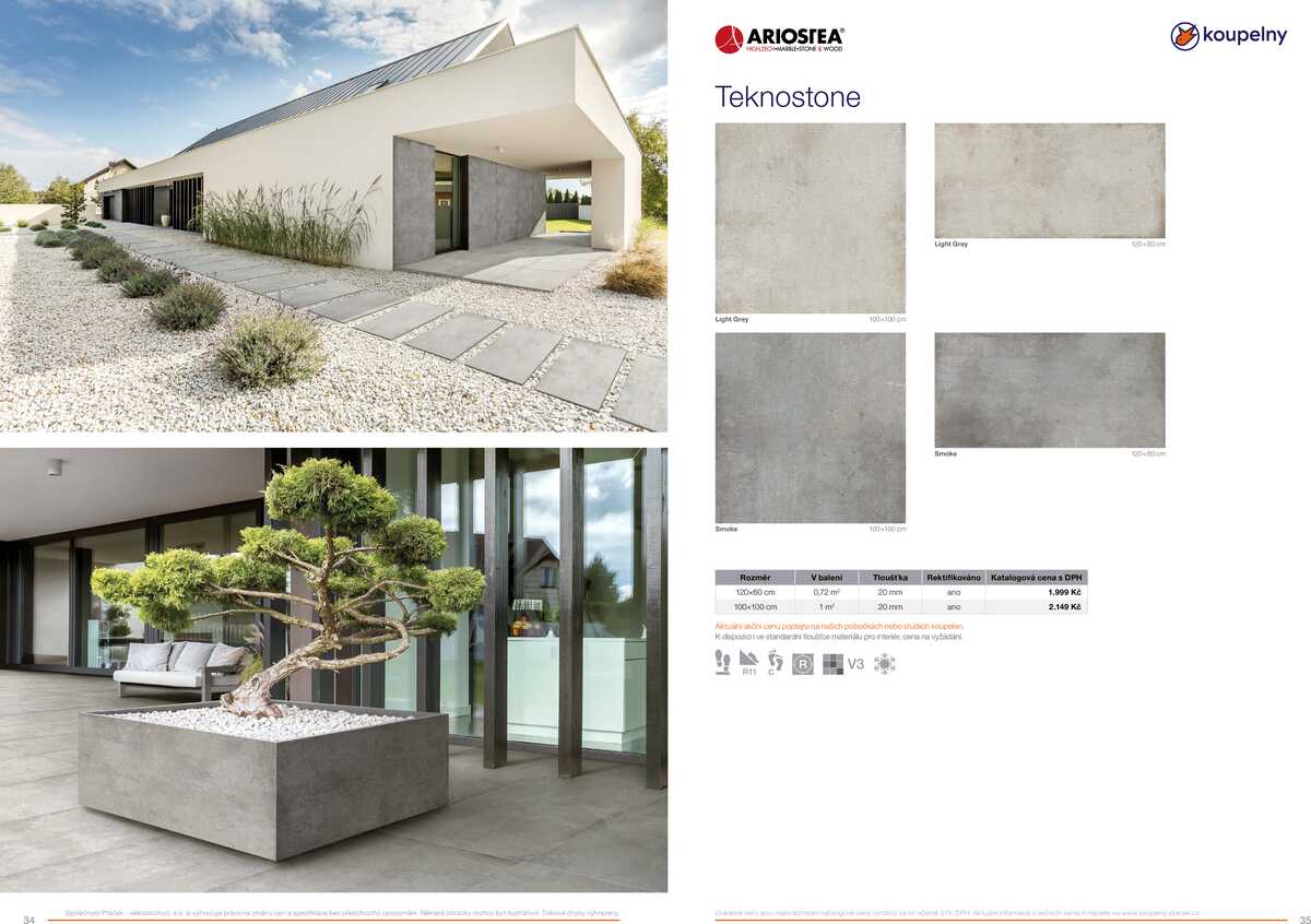 Koupelny Ptáček katalog venkovní dlažby strana 18