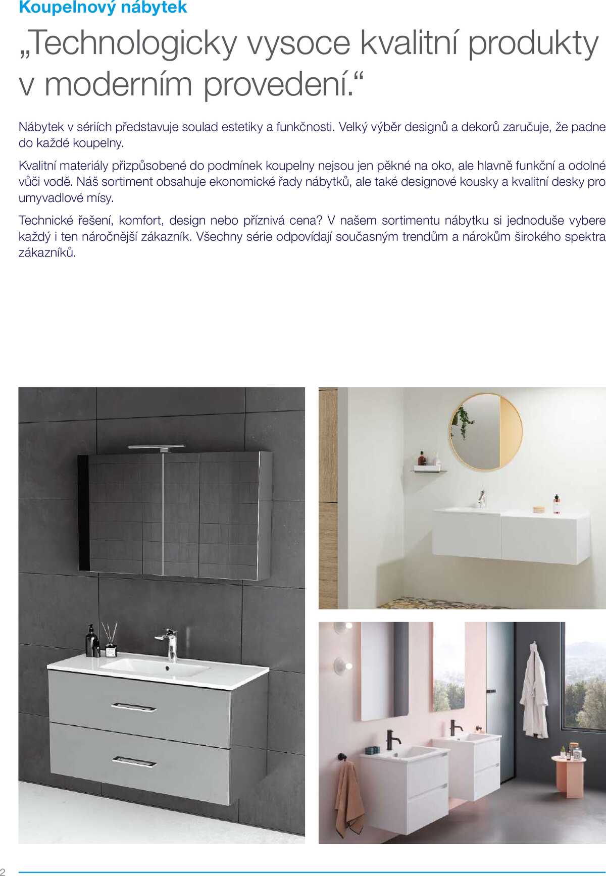 Koupelny Ptáček katalog koupelnový nábytek strana 2