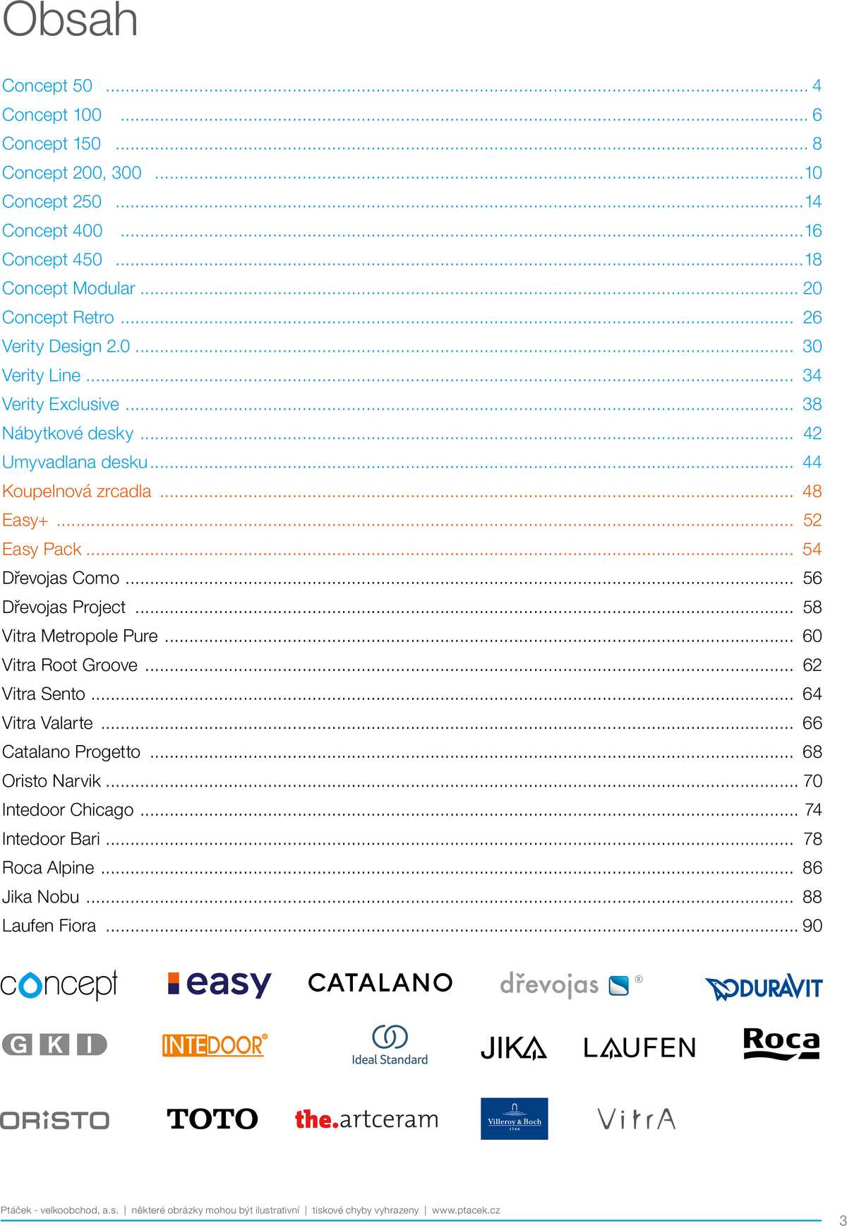 Koupelny Ptáček katalog koupelnový nábytek strana 3