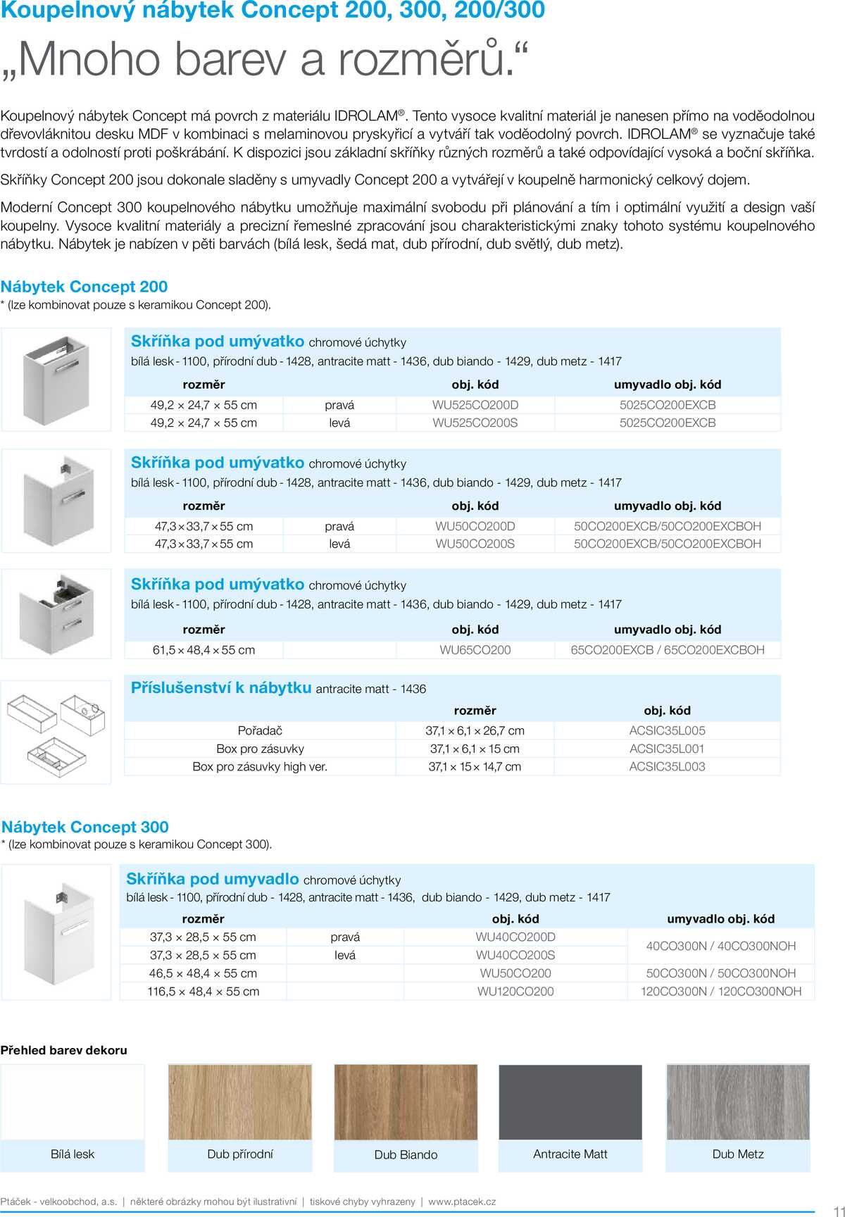 Koupelny Ptáček katalog koupelnový nábytek strana 11