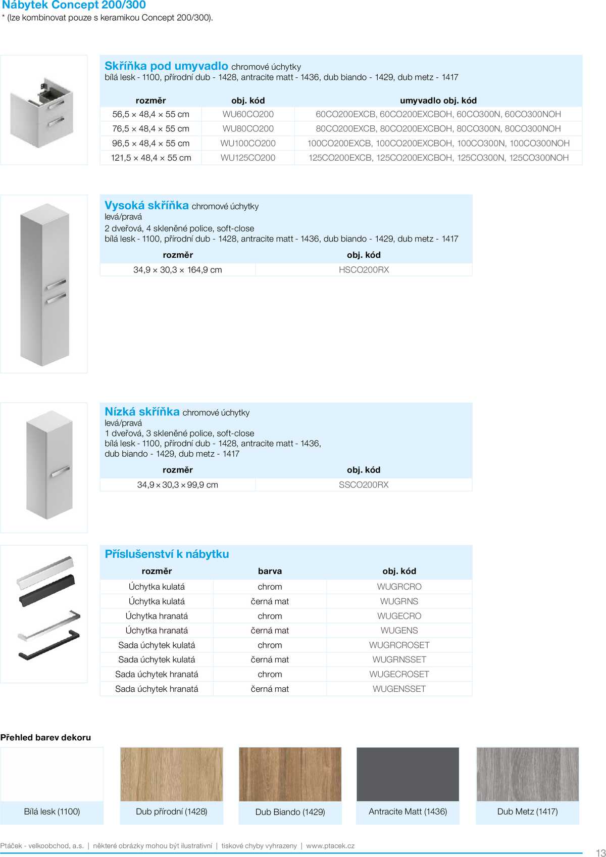 Koupelny Ptáček katalog koupelnový nábytek strana 13