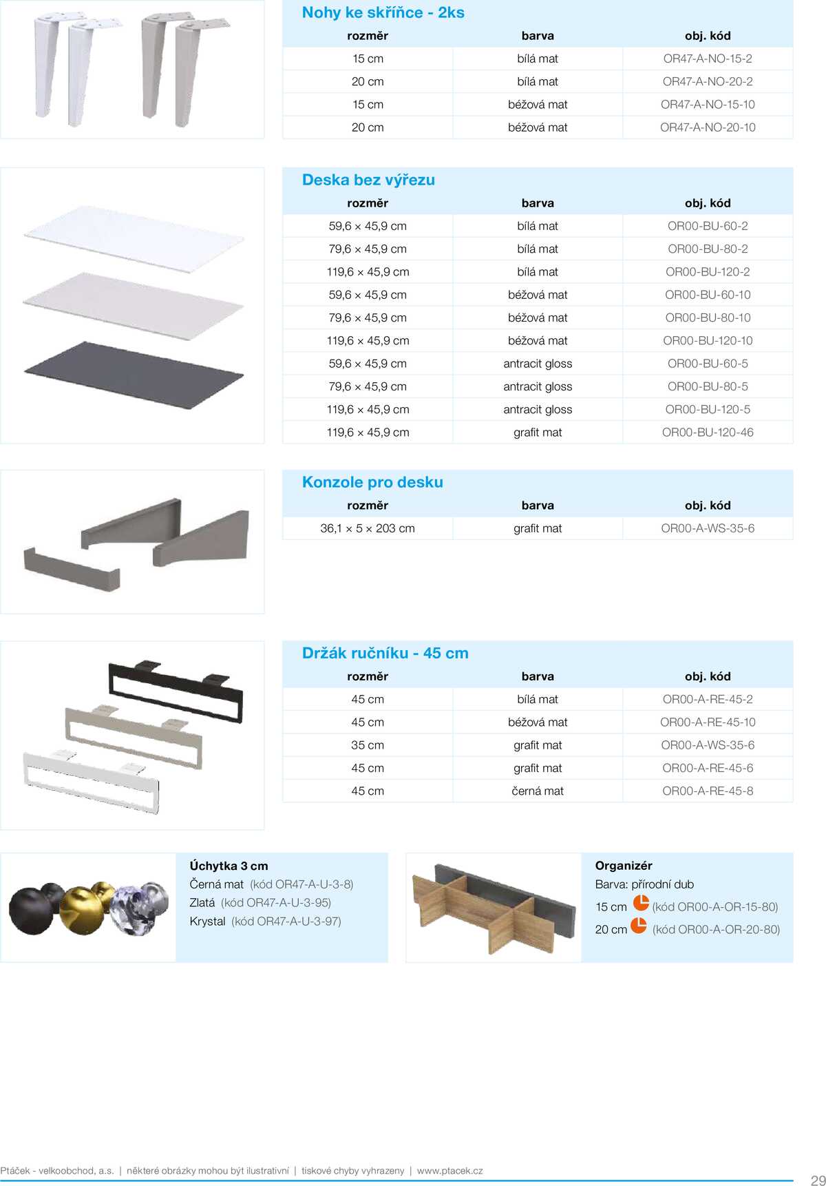 Koupelny Ptáček katalog koupelnový nábytek strana 29