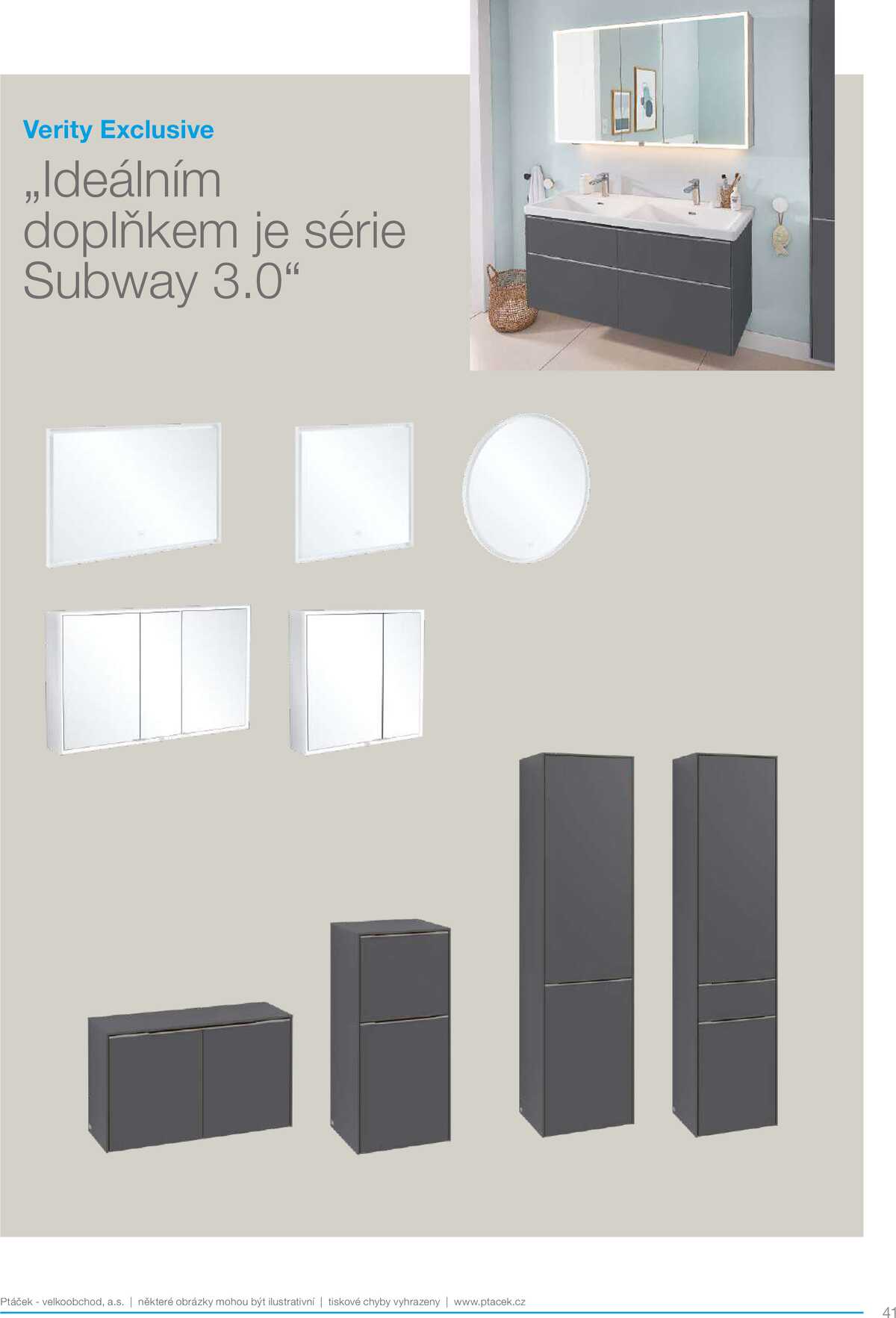 Koupelny Ptáček katalog koupelnový nábytek strana 41