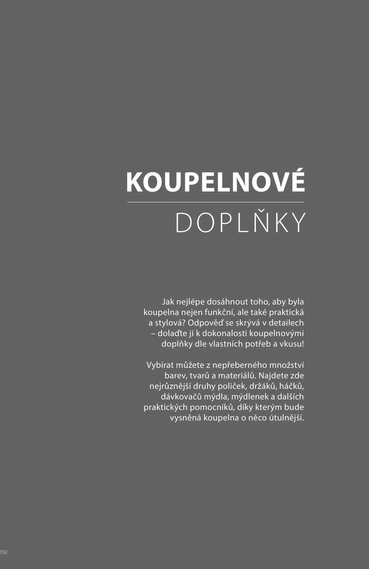 Sapho koupelny Inspirace strana 192