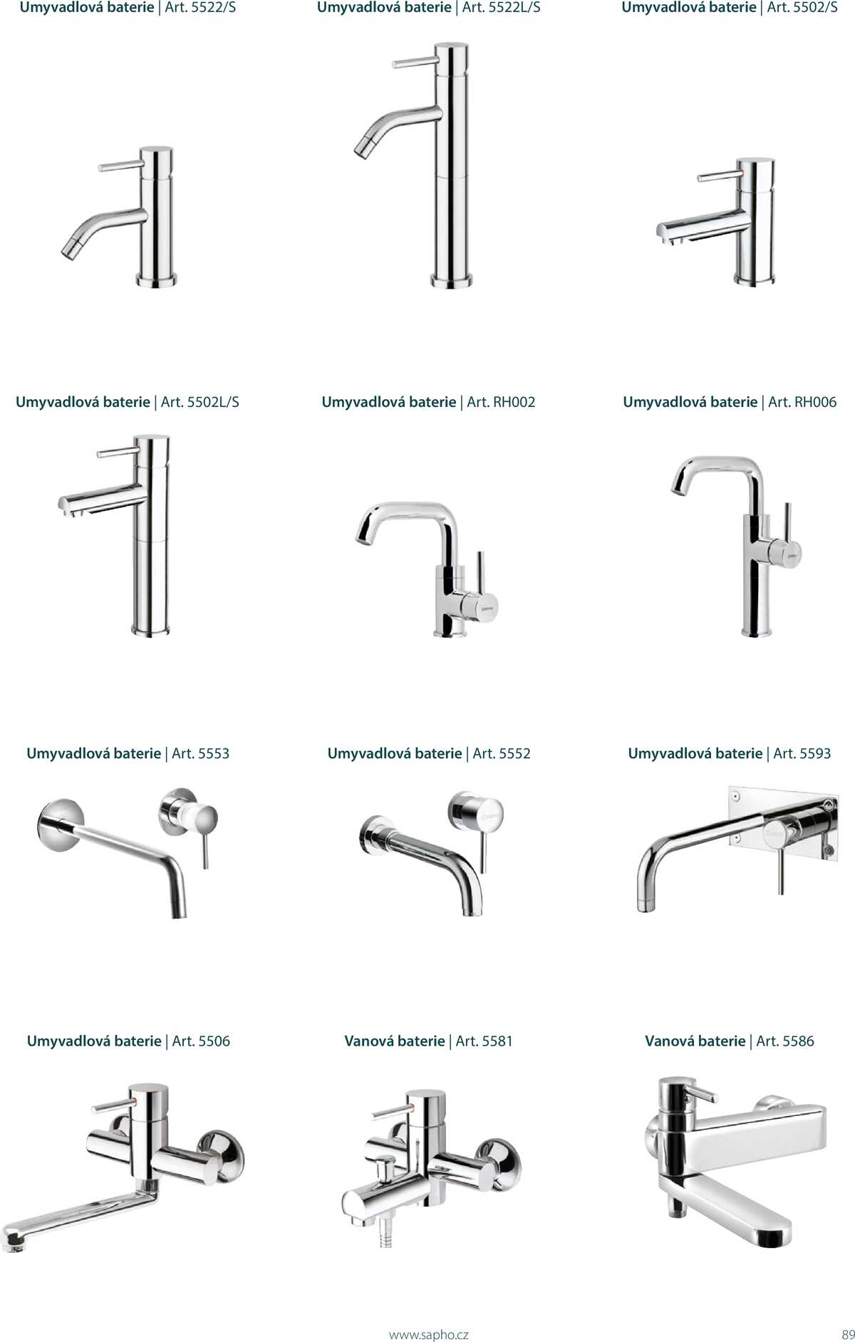Sapho koupelny Inspirace strana 89