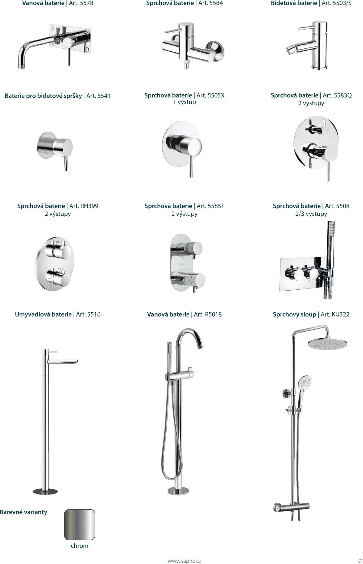 Sapho koupelny Inspirace strana 91