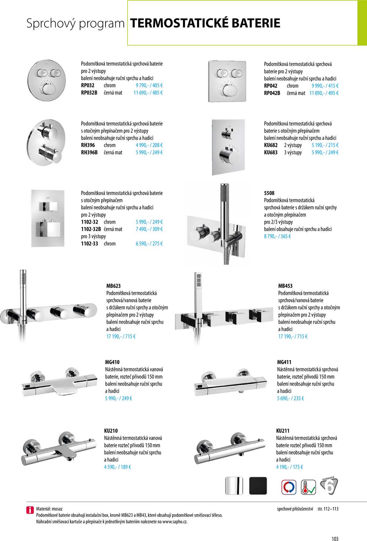 Sapho koupelny Inspirace II. strana 100