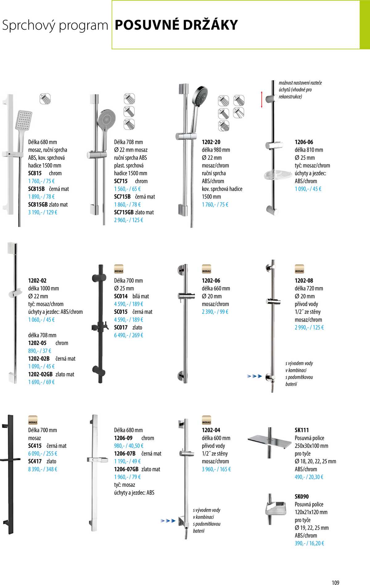 Sapho koupelny Inspirace II. strana 106