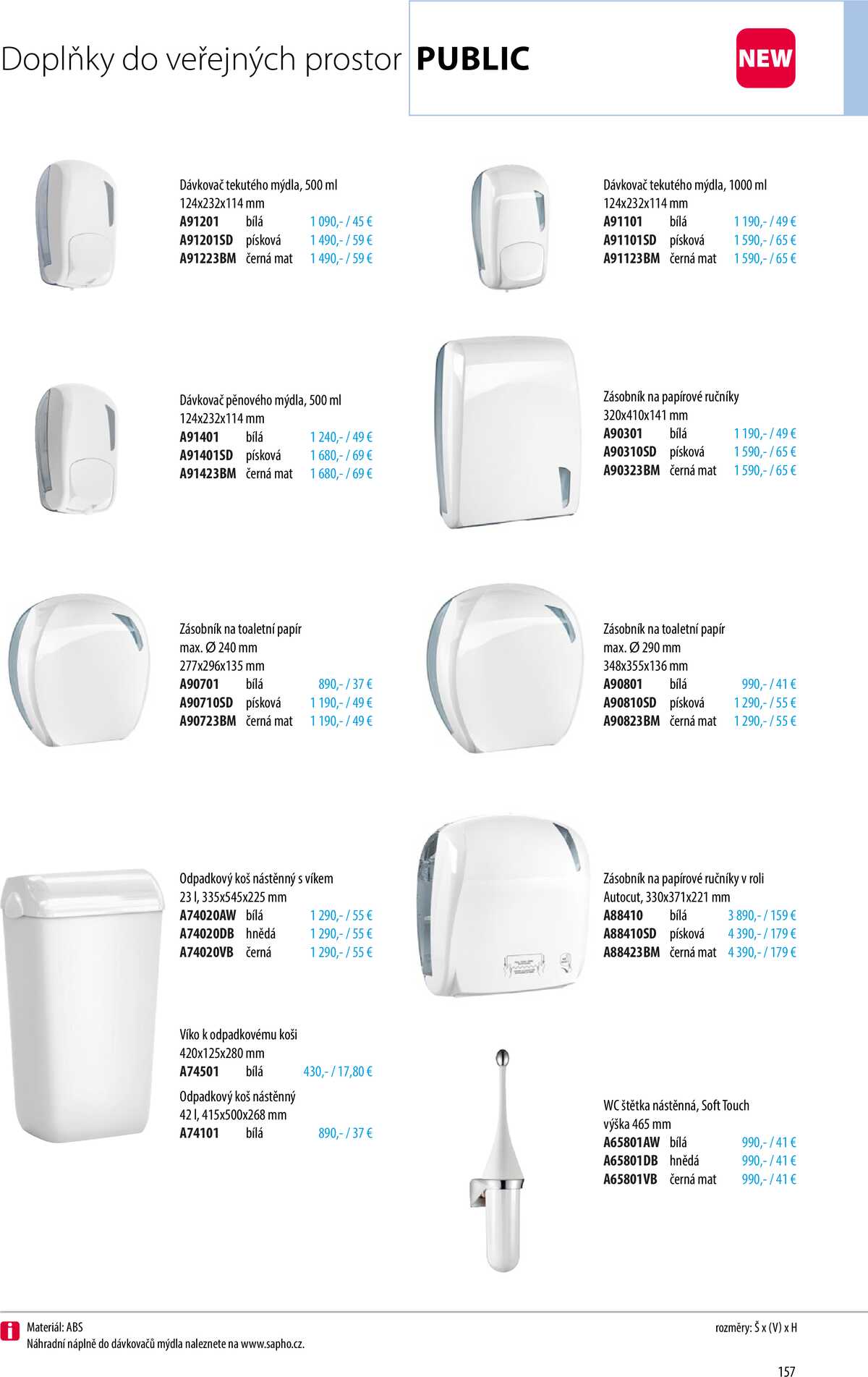 Sapho koupelny Inspirace II. strana 154