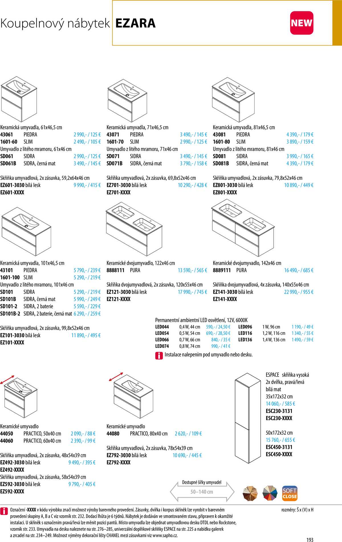 Sapho koupelny Inspirace II. strana 190