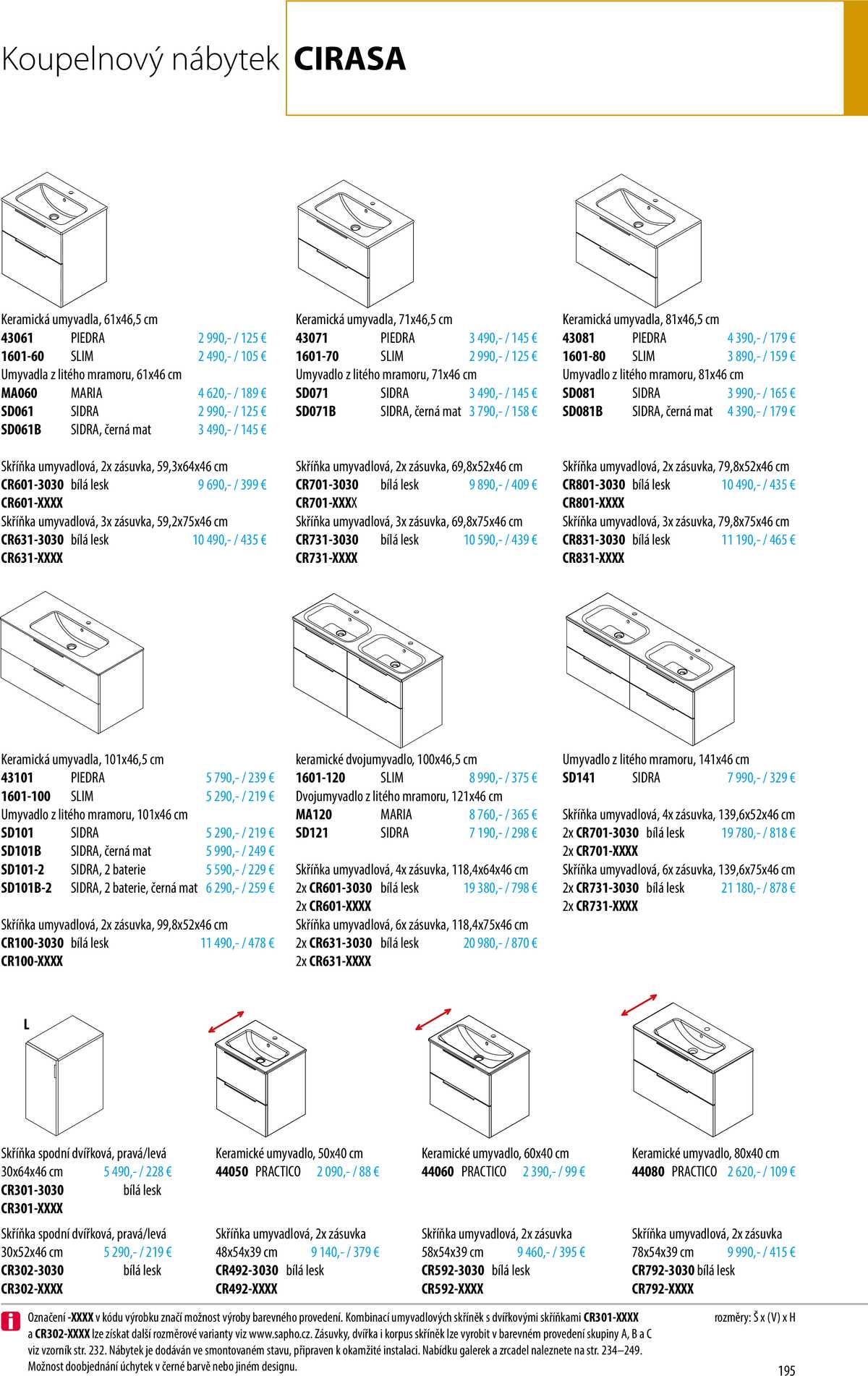 Sapho koupelny Inspirace II. strana 192