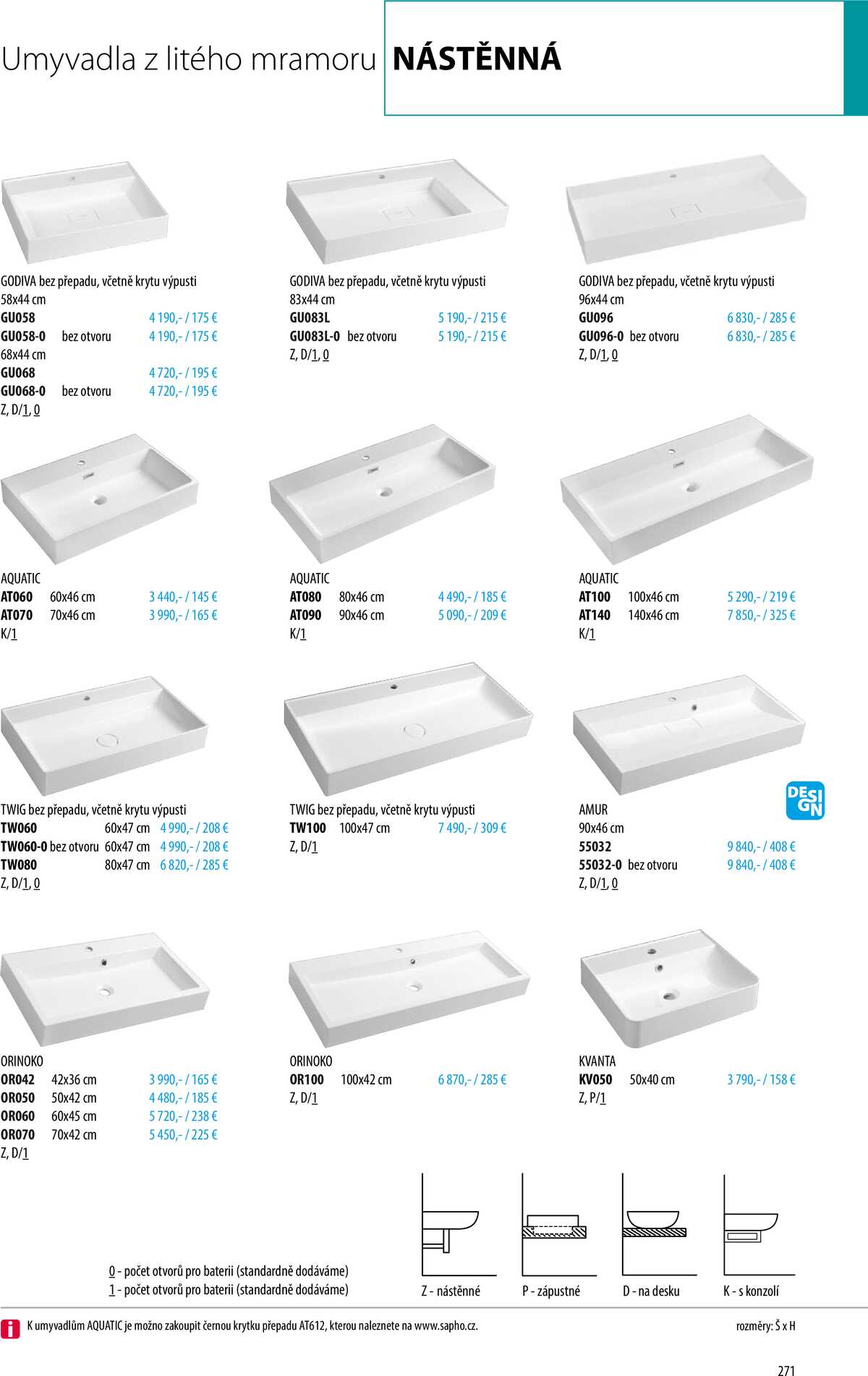 Sapho koupelny Inspirace II. strana 268