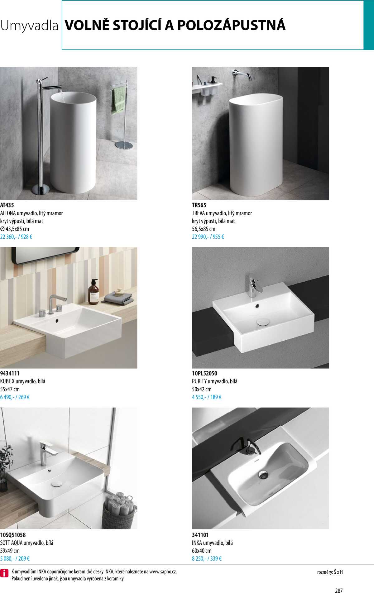 Sapho koupelny Inspirace II. strana 284