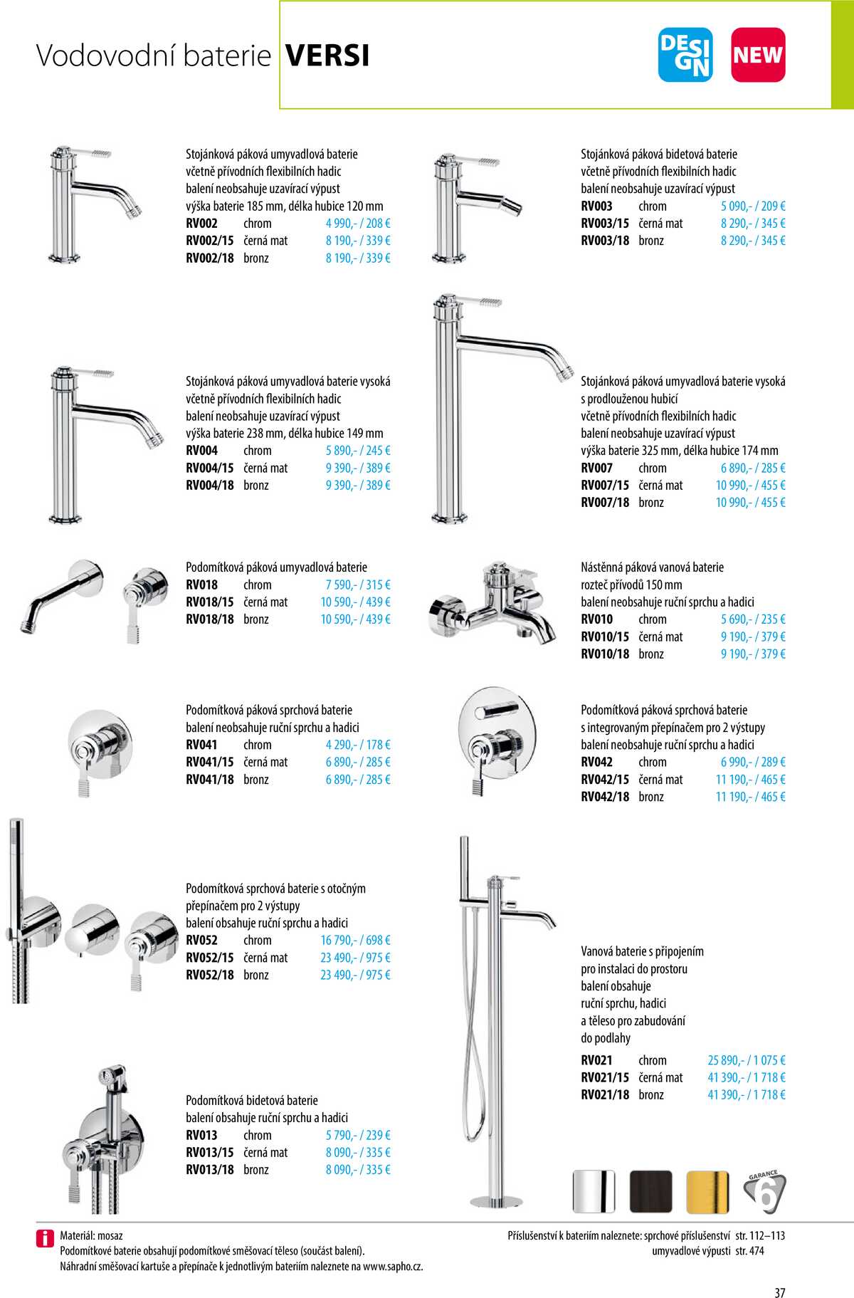 Sapho koupelny Inspirace II. strana 34