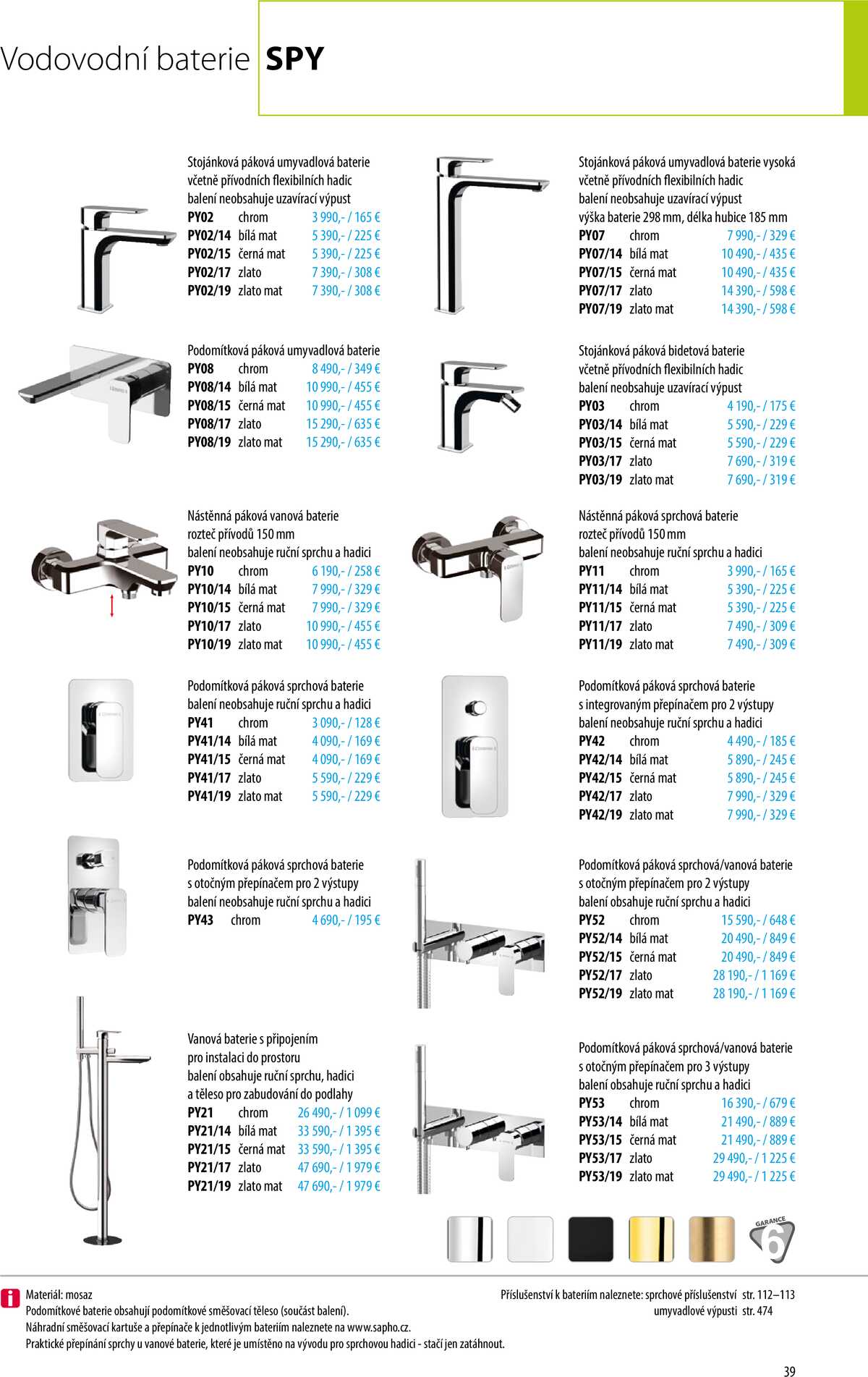 Sapho koupelny Inspirace II. strana 36