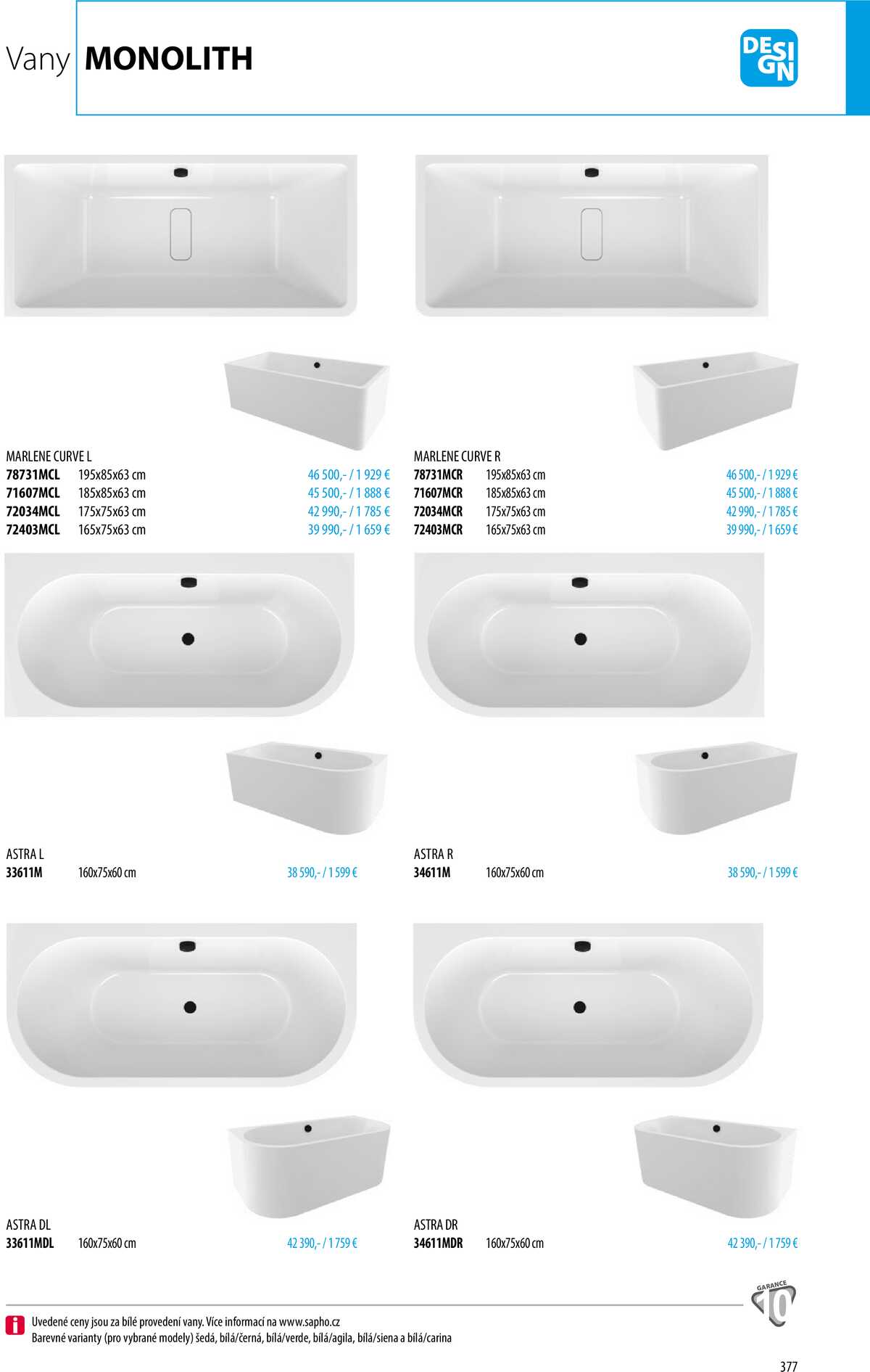 Sapho koupelny Inspirace II. strana 374