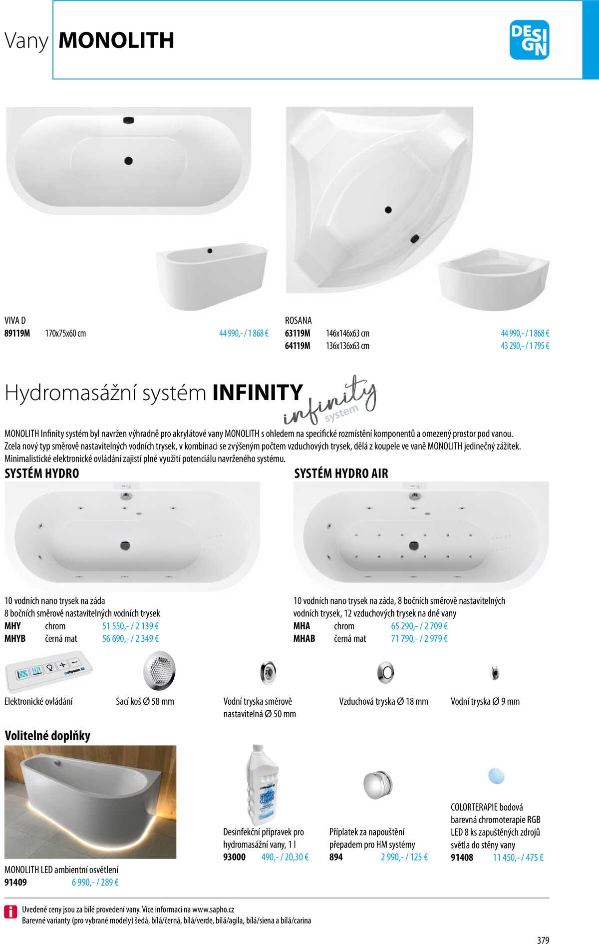 Sapho koupelny Inspirace II. strana 376