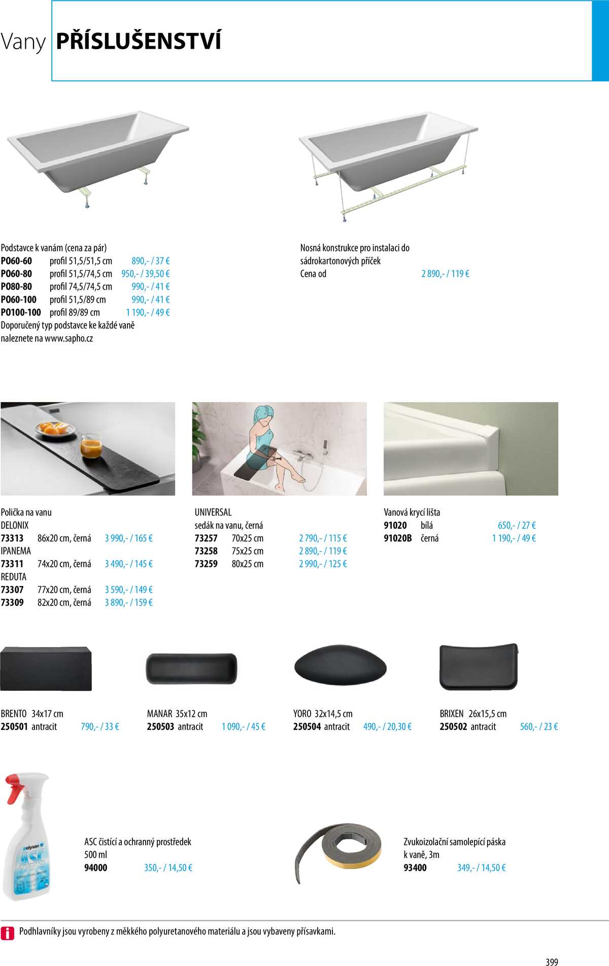 Sapho koupelny Inspirace II. strana 396