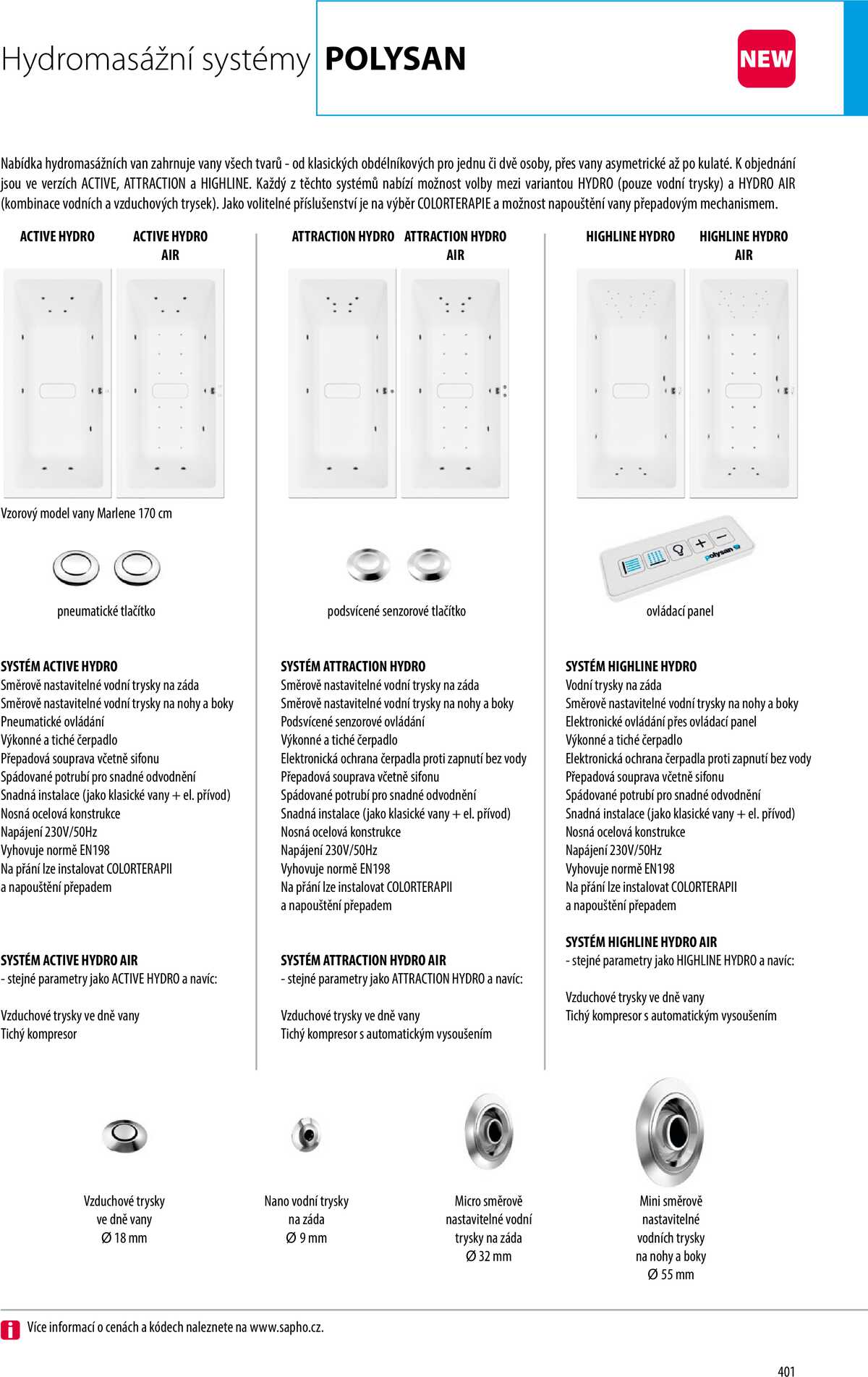 Sapho koupelny Inspirace II. strana 398