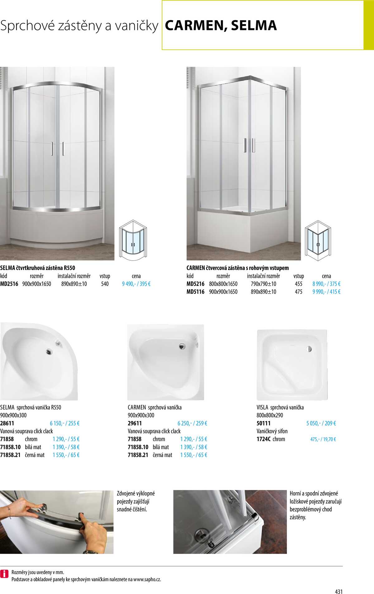 Sapho koupelny Inspirace II. strana 428