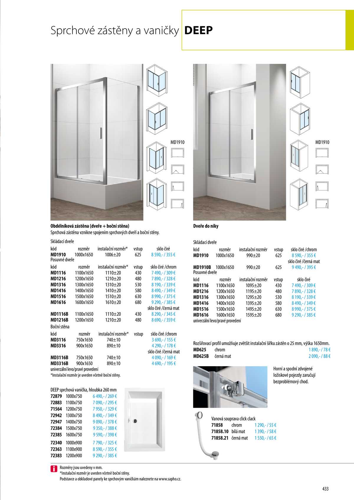 Sapho koupelny Inspirace II. strana 430