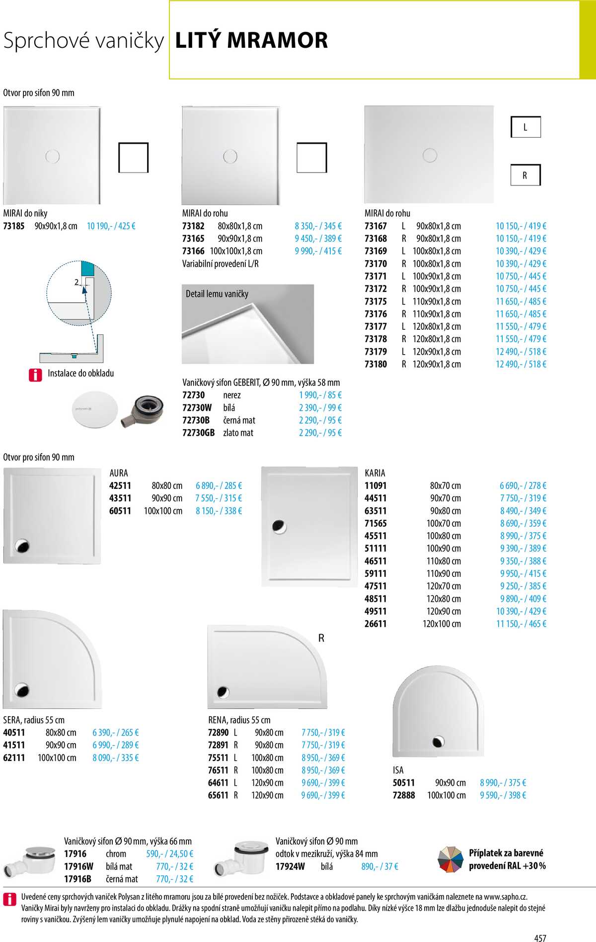 Sapho koupelny Inspirace II. strana 454