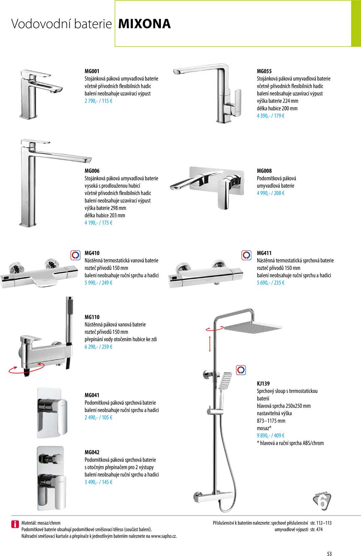 Sapho koupelny Inspirace II. strana 50