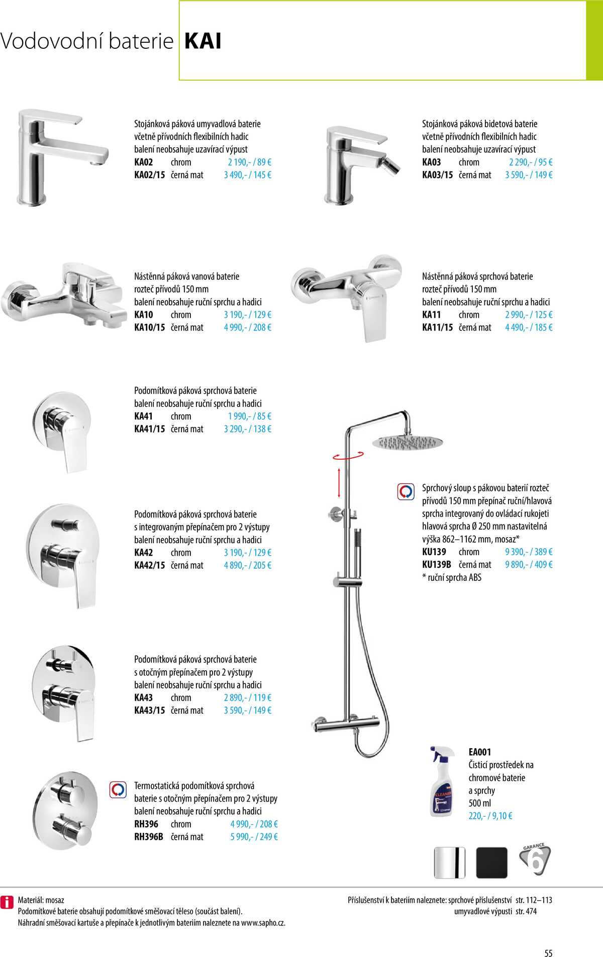 Sapho koupelny Inspirace II. strana 52