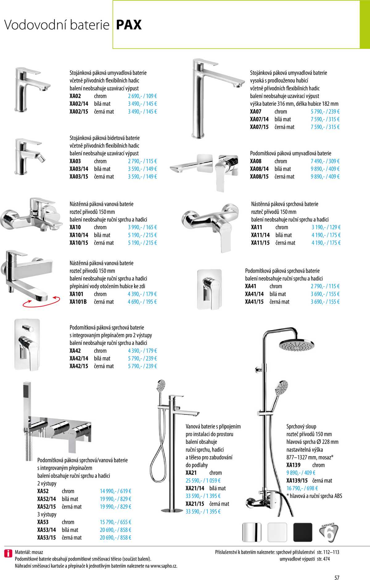 Sapho koupelny Inspirace II. strana 54