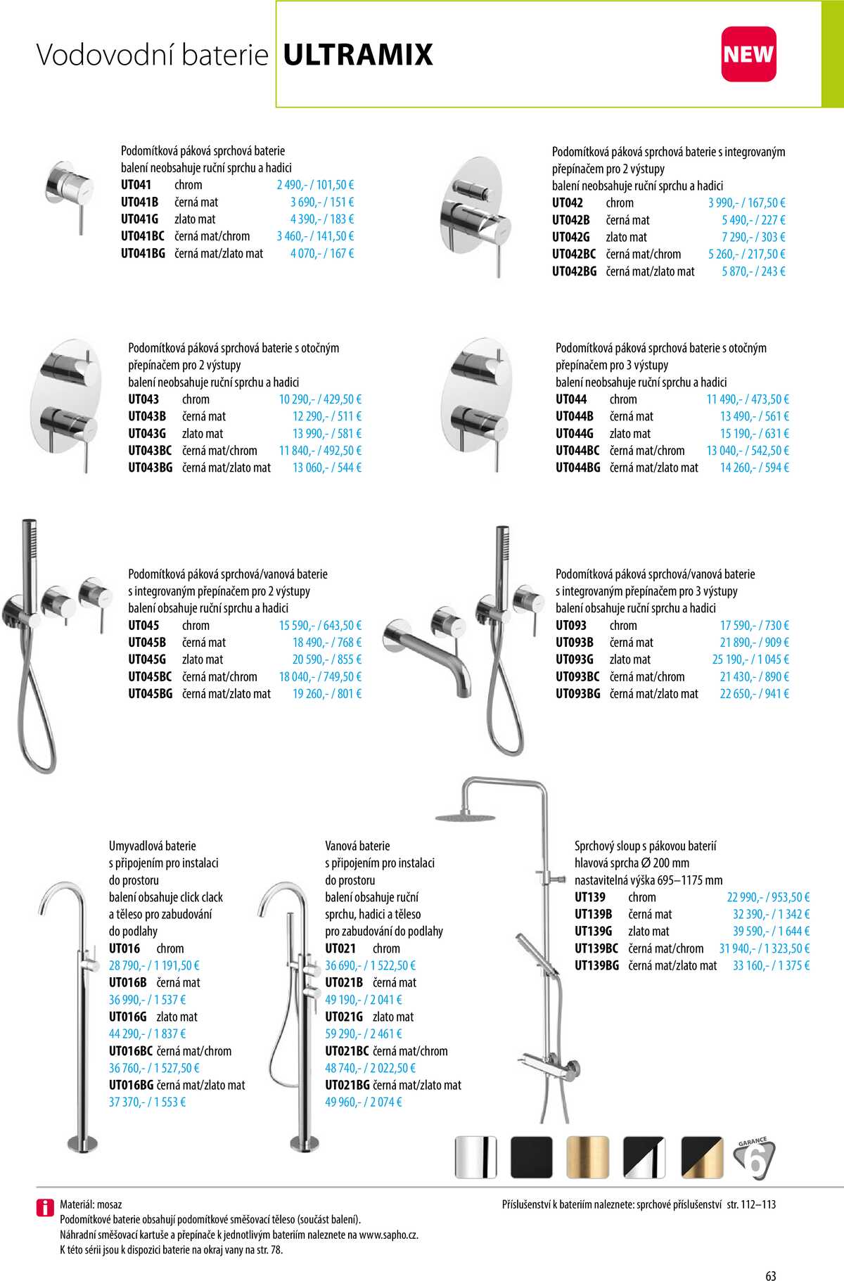 Sapho koupelny Inspirace II. strana 60