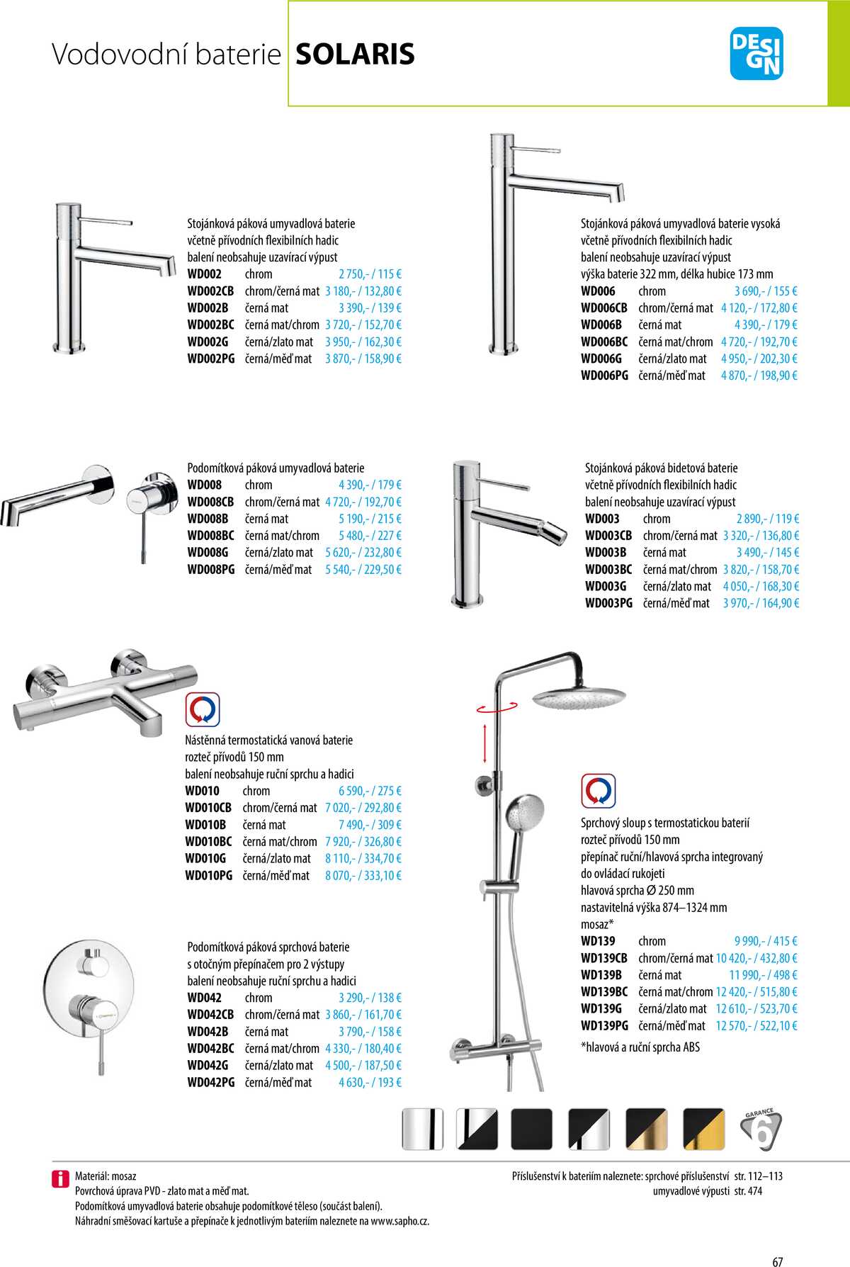 Sapho koupelny Inspirace II. strana 64