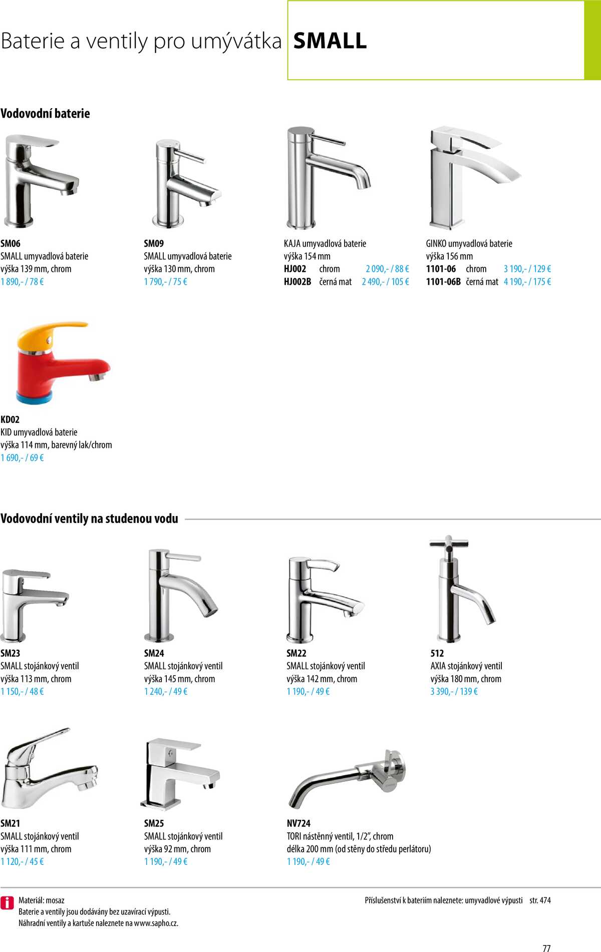 Sapho koupelny Inspirace II. strana 74