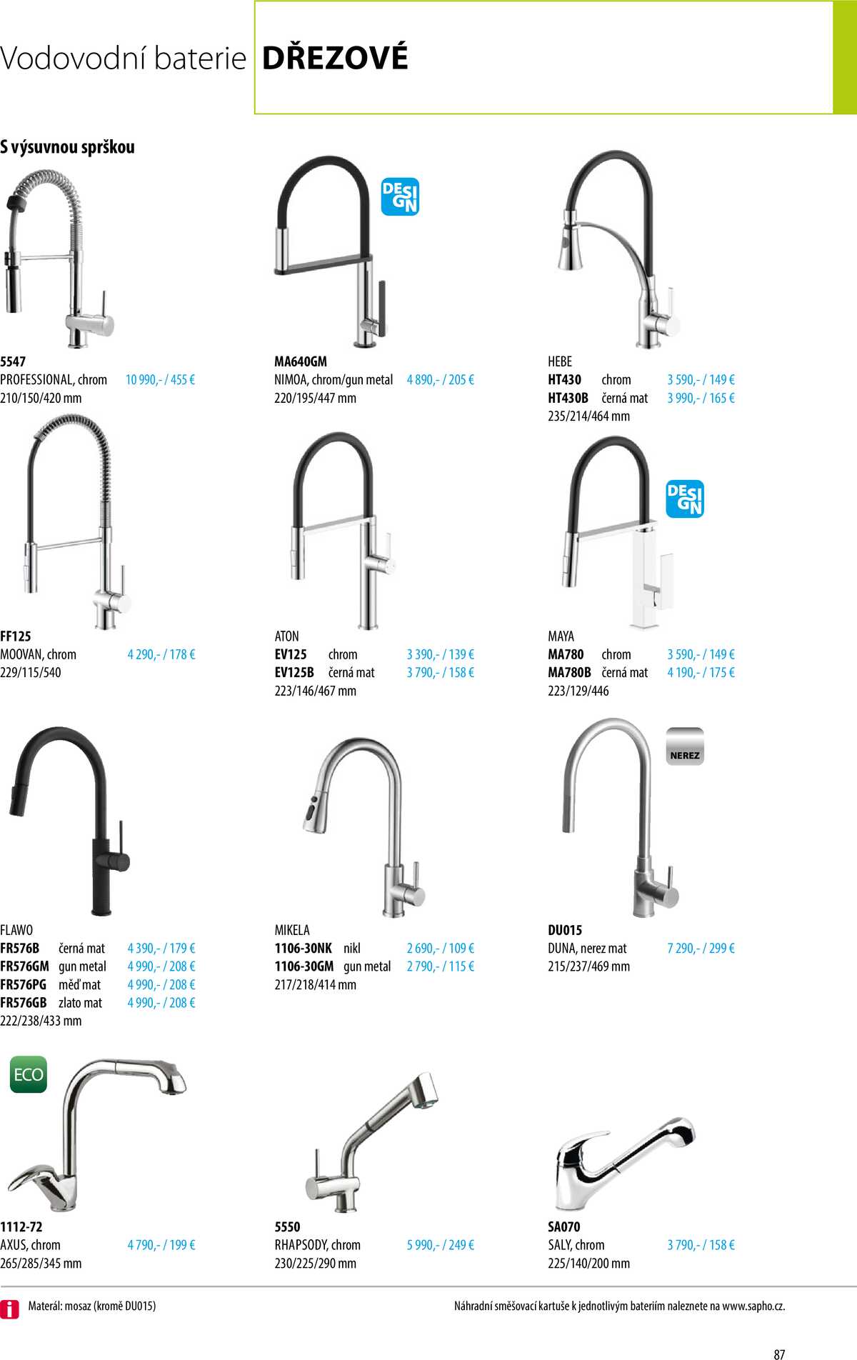 Sapho koupelny Inspirace II. strana 84