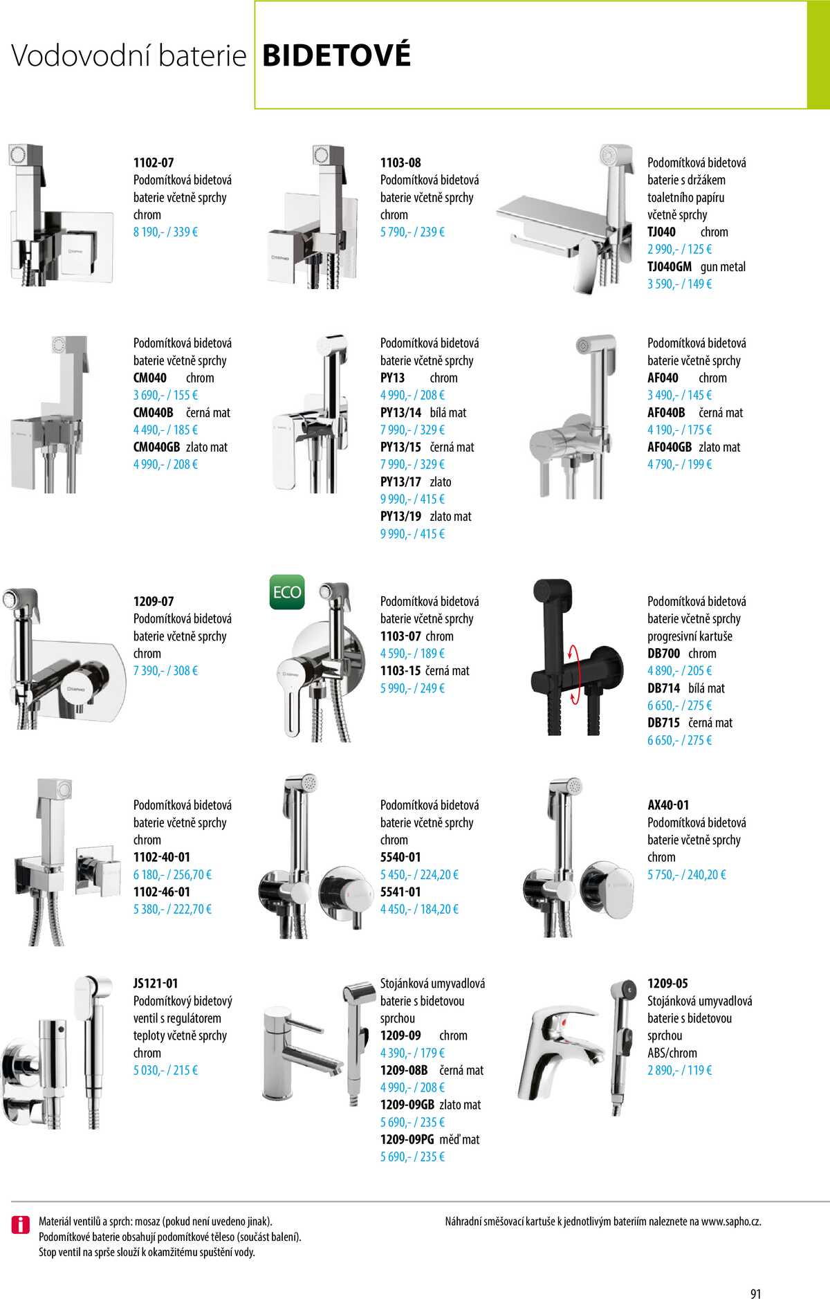 Sapho koupelny Inspirace II. strana 88