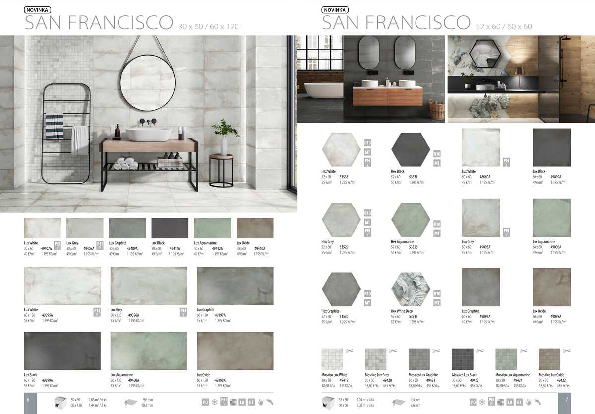 Sapho koupelny Obklady a dlažby strana 4