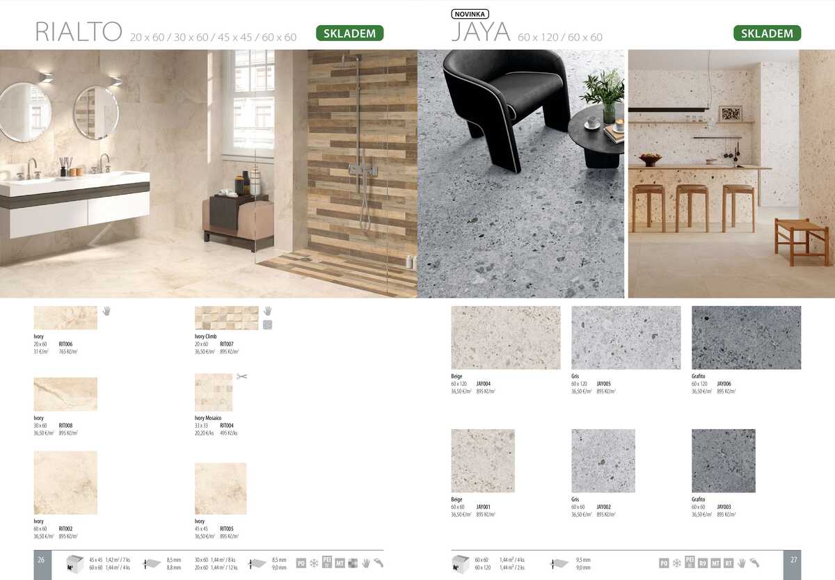 Sapho koupelny Obklady a dlažby strana 14
