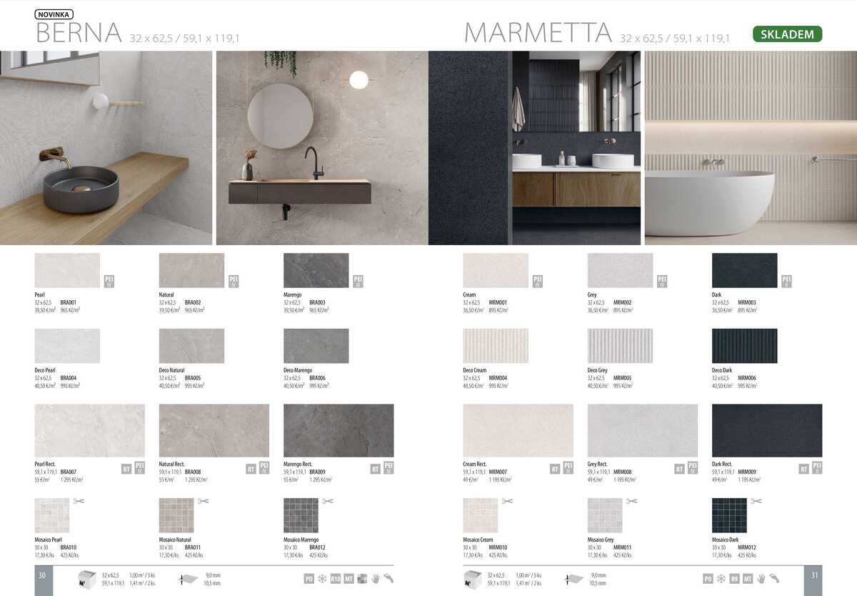 Sapho koupelny Obklady a dlažby strana 16