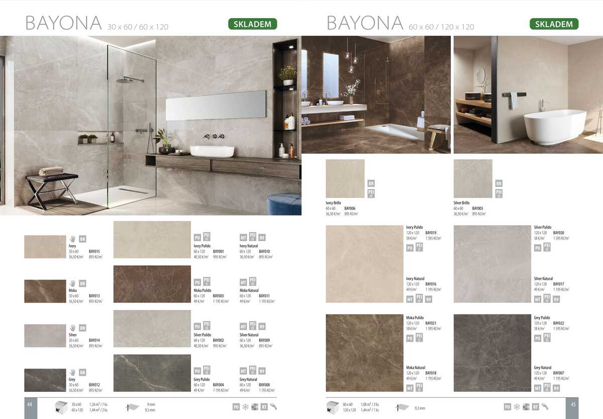 Sapho koupelny Obklady a dlažby strana 23