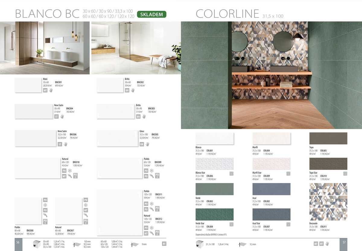 Sapho koupelny Obklady a dlažby strana 29