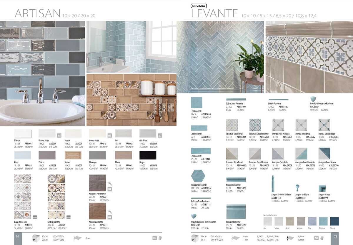 Sapho koupelny Obklady a dlažby strana 38