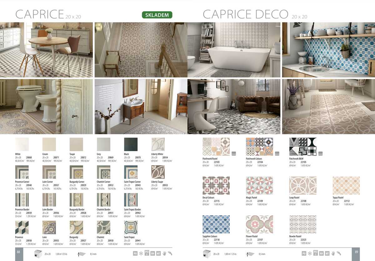 Sapho koupelny Obklady a dlažby strana 45