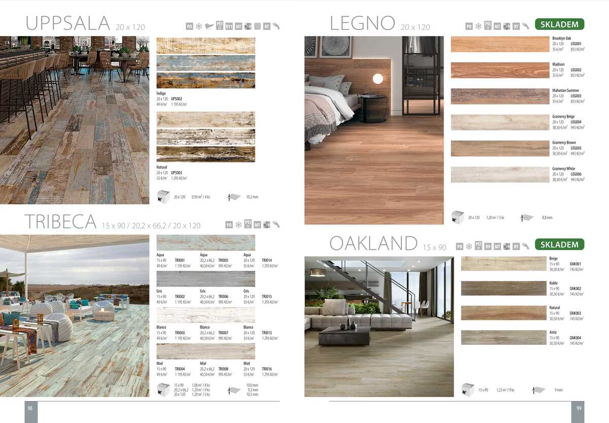 Sapho koupelny Obklady a dlažby strana 50