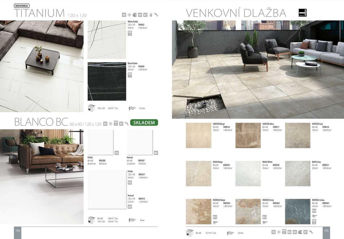 Sapho koupelny Obklady a dlažby strana 58