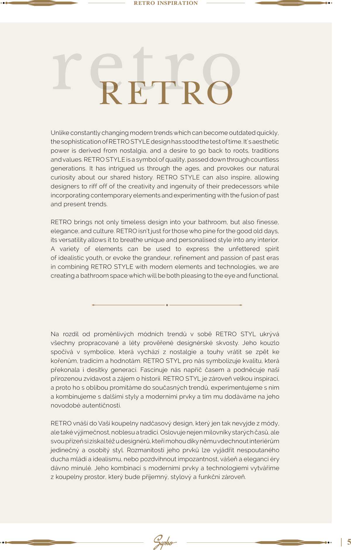 Sapho koupelny Retro koupelny strana 5