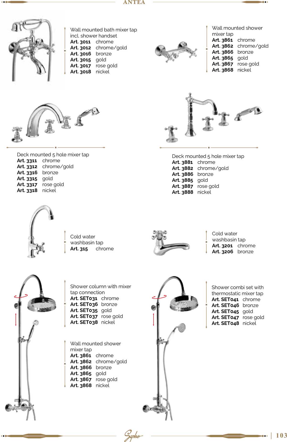 Sapho koupelny Retro koupelny strana 103