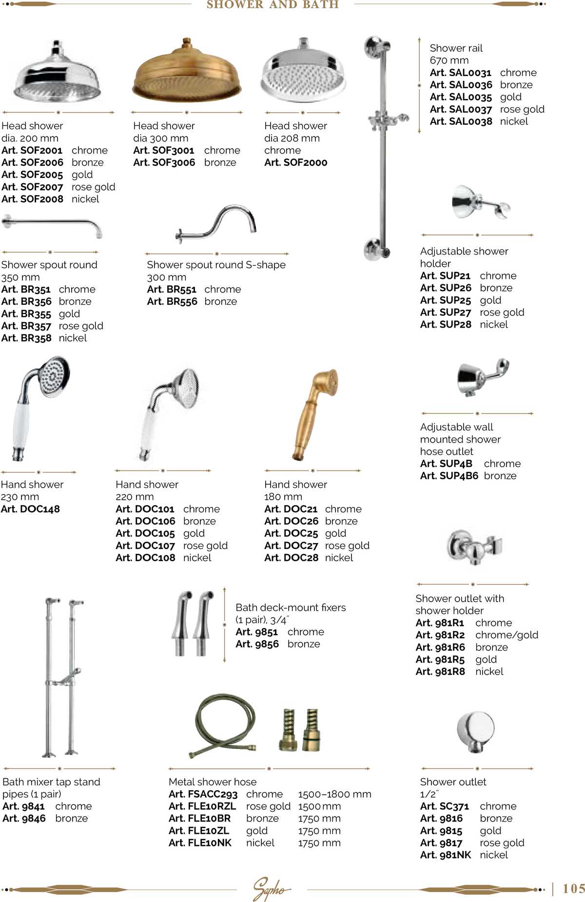 Sapho koupelny Retro koupelny strana 105