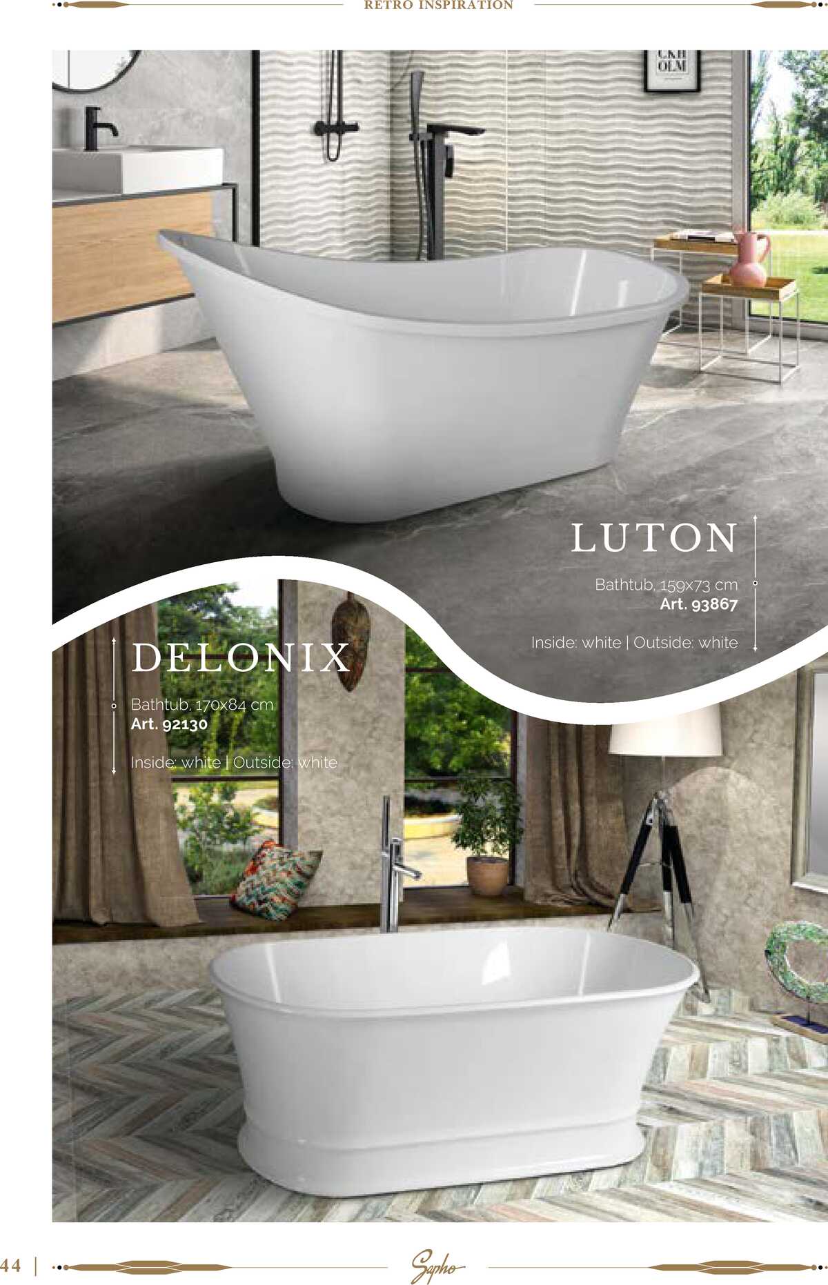 Sapho koupelny Retro koupelny strana 44