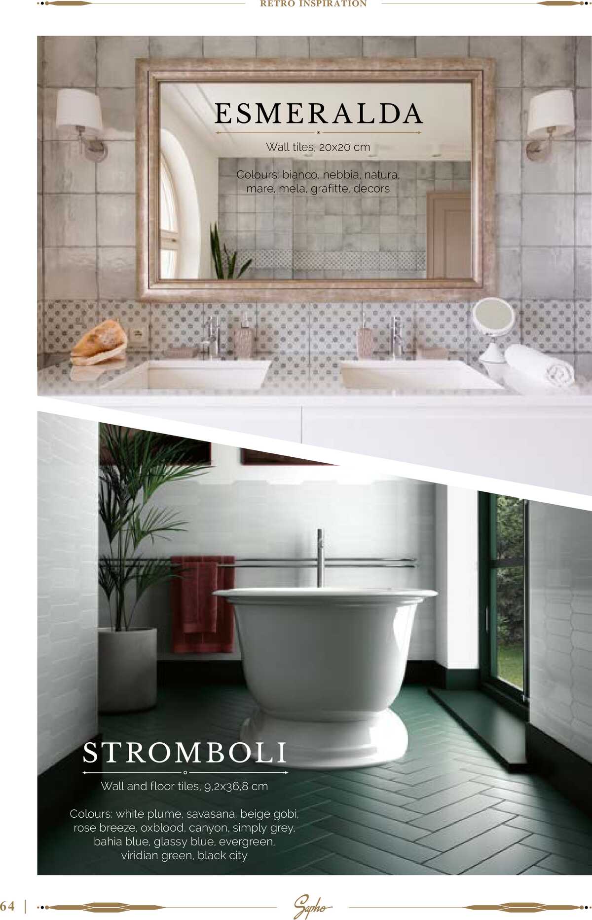 Sapho koupelny Retro koupelny strana 64